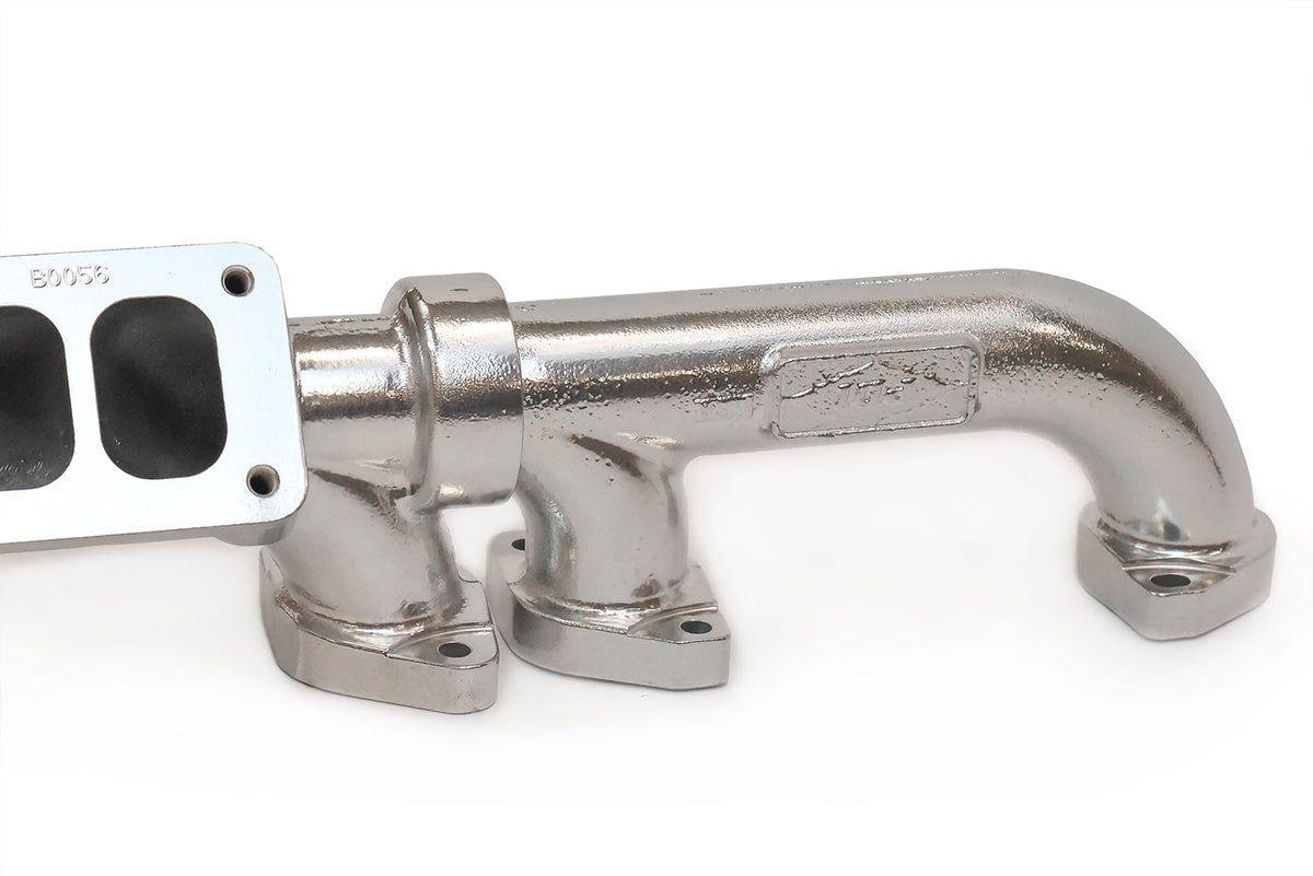 PDI Big Boss Exhaust Manifold — CAT C12 (1998–2004), Ceramic Coated