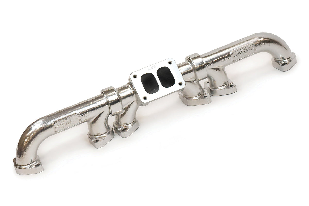 PDI Big Boss Exhaust Manifold — CAT C12 (1998–2004), Ceramic Coated