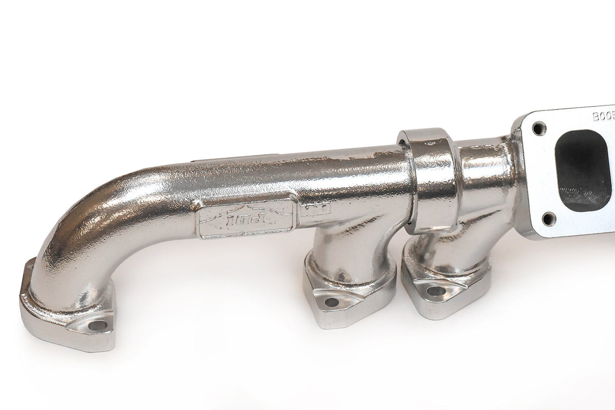 PDI Big Boss Exhaust Manifold — CAT C12 (1998–2004), Ceramic Coated